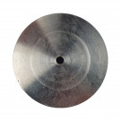 Butée de porte sol GRAPHIC, Inox mat anneau Caoutchouc noir