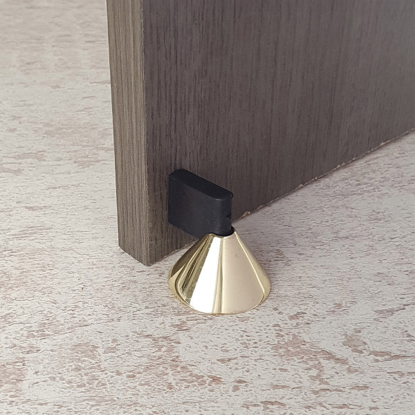Butée de porte sol PYRAMIDE, Zamak