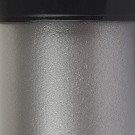 Butée de porte sol DOME, Aluminium anodisé gris argent anneau Caoutchouc noir