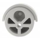 Butée de porte sol DESIGN, Caoutchouc blanc
