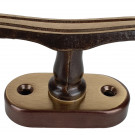 Poignée de fenêtre crémone VANESSA, Laiton doré patiné