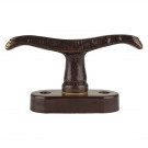 Poignée de fenêtre crémone ISABELLA, Laiton doré patiné