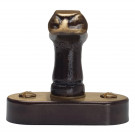 Poignée de fenêtre crémone ISABELLA, Laiton doré patiné