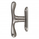 Poignée de fenêtre crémone ALMA, Zamak gris nickel mat