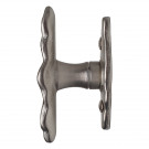 Poignée de fenêtre crémone FEUILLE, Aluminium gris vieil argent