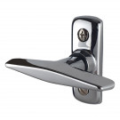Poignée de fenêtre crémone CHROME, Zamak chrome brillant