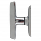 Poignée de fenêtre crémone CHROME, Zamak chrome brillant