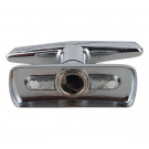 Poignée de fenêtre crémone CHROME, Zamak chrome brillant