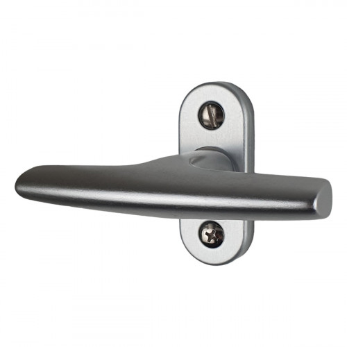 Poignée de fenêtre crémone CHAMONIX, Aluminium anodisé gris argent F1 ou doré F2