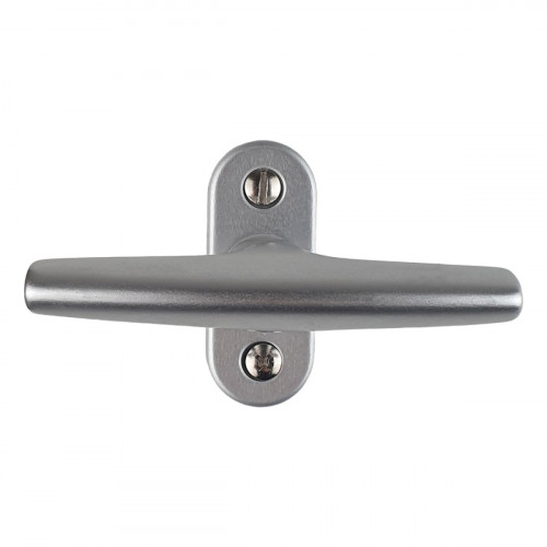Poignée de fenêtre crémone CHAMONIX, Aluminium anodisé gris argent F1 ou doré F2