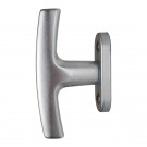 Poignée de fenêtre crémone CHAMONIX, Aluminium anodisé gris argent F1 ou doré F2