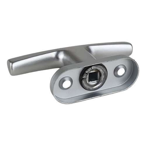 Poignée de fenêtre crémone CHAMONIX, Aluminium anodisé gris argent F1 ou doré F2