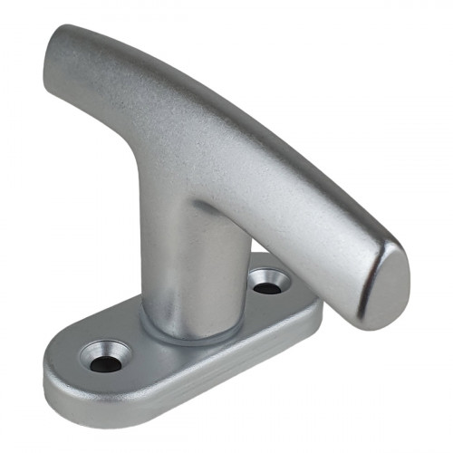 Poignée de fenêtre crémone CHAMONIX, Aluminium anodisé gris argent F1 ou doré F2