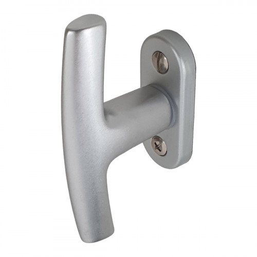 Poignée de fenêtre crémone CHAMONIX, Aluminium anodisé gris argent F1 ou doré F2