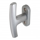 Poignée de fenêtre crémone CHAMONIX, Aluminium anodisé gris argent F1 ou doré F2