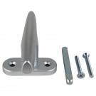 Poignée de fenêtre crémone CHAMONIX, Aluminium anodisé gris argent F1 ou doré F2
