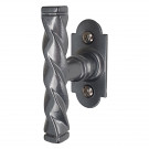 Poignée de fenêtre crémone NANTUA, Aluminium gris aspect patiné