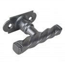 Poignée de fenêtre crémone NANTUA, Aluminium gris aspect patiné