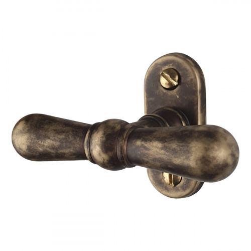 Poignée de fenêtre crémone CARINA, Laiton antique