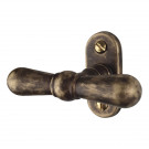 Poignée de fenêtre crémone CARINA, Laiton antique