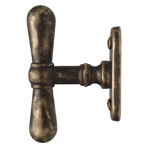 Poignée de fenêtre crémone CARINA, Laiton antique