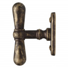 Poignée de fenêtre crémone CARINA, Laiton antique