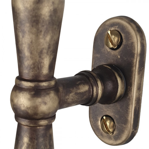 Poignée de fenêtre crémone CARINA, Laiton antique