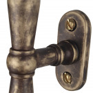 Poignée de fenêtre crémone CARINA, Laiton antique