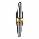 Poignée de fenêtre crémone ROBIN, Laiton chrome brillant et doré poli