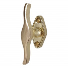 Poignée de fenêtre crémone AGATHE, Zamak doré poli brillant