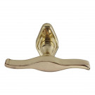 Poignée de fenêtre crémone AGATHE, Zamak doré poli brillant