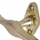 Poignée de fenêtre crémone AGATHE, Zamak doré poli brillant