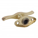 Poignée de fenêtre crémone AGATHE, Zamak doré poli brillant