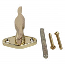 Poignée de fenêtre crémone AGATHE, Zamak doré poli brillant