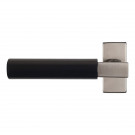 Poignée de fenêtre ALASKA, Inox PVD Titane gris nickel mat et canon de fusil
