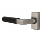 Poignée de fenêtre ALASKA, Inox PVD Titane gris nickel mat et canon de fusil