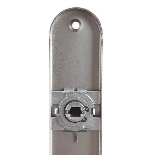 2 poignées de porte AUDACE BDC, Aluminium entraxe 195 mm