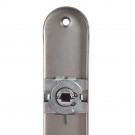 2 poignées de porte AUDACE BDC, Aluminium entraxe 195 mm