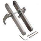 2 poignées de porte AUDACE BDC, Aluminium entraxe 195 mm