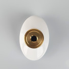 Bouton double OLIVES, embase dorée