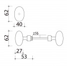 Bouton double OLIVES Schéma