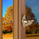 Poignée de fenêtre crémone AGATHE, Zamak doré poli brillant - Ambiance