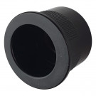 2 poignées de porte coulissante CUVETTE, Nylon noir avec douille