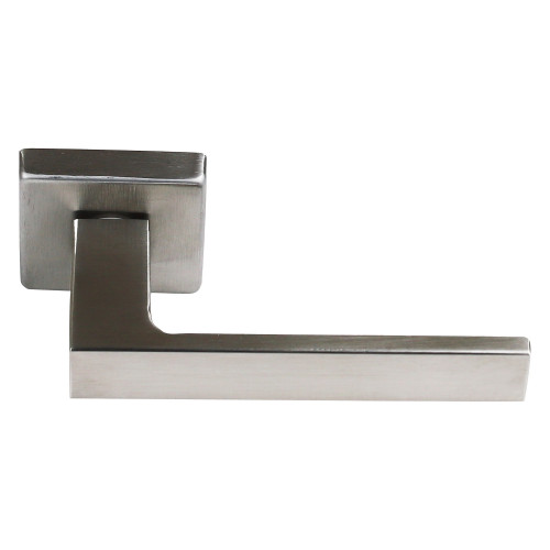 2 poignées de porte sur rosace carrée LOFT, Métal