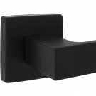 2 poignées de porte sur rosace carrée LOFT, Métal mat