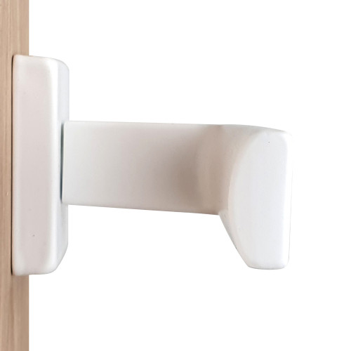 2 poignées de porte sur rosace carrée LOFT, Métal mat