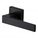 2 poignées de porte sur rosace carrée LOFT, Métal mat