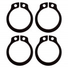 Circlips extérieurs en lot de 4