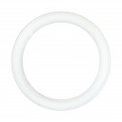 Rondelles Nylon Blanc en lot de 6