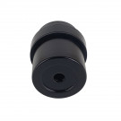 Butée de porte sol CYLINDRIQUE, Aluminium noir